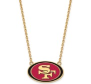 San Francisco 49ers Large Enamel Pendant w  Necklace