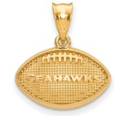 LogoArt Seattle Seahawks Football Pendant