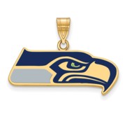 Seattle Seahawks Large Enamel Pendant