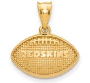 LogoArt Washington Redskins Football Pendant