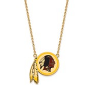 Washington Redskins Large Enamel Pendant w  Necklace