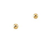 14K Yellow Gold Children s Ball Earring