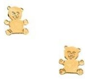 14K Yellow Gold Children s Teddy Bear Earring