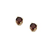 14K Yellow Gold Children s Genuine BirthStone Earring