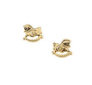 14K Yellow Gold Children s Rocking Horse Earring