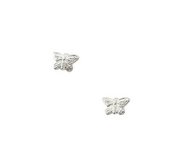 14K Yellow Gold Children s Butterfly Earring