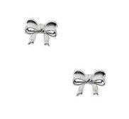 14K Yellow Gold Children s Bow Earring