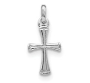 Sterling Silver Polished Children s Cross Pendant