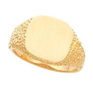 14K Gold Men s Square Signet Ring