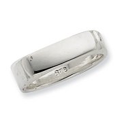 Sterling Silver Women s Rectangle Signet Ring