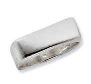 Sterling Silver Women s Rectangle Signet Ring