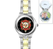 Portrait Watch Firefighter s Watch  Two Tone  for Men