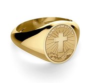 Confirmation Cross Religious Ring