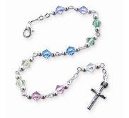 Multi color Bead Rosary Bracelet