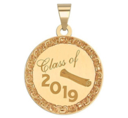 Class of 2019   Round Graduation Charm or Pendant