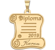 19  Personalized Graduation Diploma Pendant