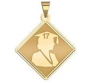 17  Female Graduation Charm or Pendant