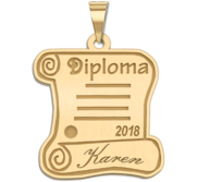 18  Personalized Graduation Diploma Pendant