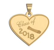 18  Graduation Heart Charm or Pendant