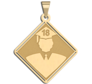 18  Male Graduation Charm or Pendant