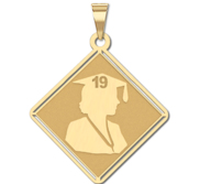 19  Female Graduation Charm or Pendant