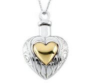 Sterling Silver Cremation Locket