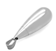 Stainless Steel Teardrop Cremation   Ash Holder