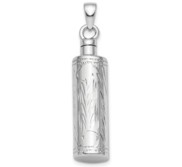 Sterling Silver Cylinder Cremation   Ash Holder