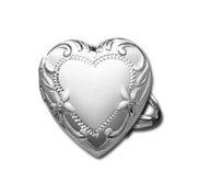 Sterling Silver Locket Ring