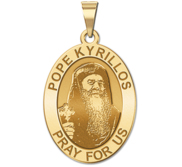 Pope Kyrillos Oval Religious Medal  EXCLUSIVE 