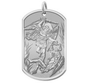 Saint Michael Dog tag Religious Medal  EXCLUSIVE 