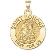 Saint Honore Round Religious Medal  EXCLUSIVE 