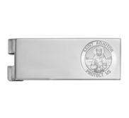 Stainless Steel Engravable Saint Adjutor Money Clip