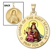 Scapular Religious Medal  Color EXCLUSIVE 