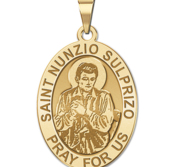 Saint Nunzio Sulprizio OVAL Religious Medal   EXCLUSIVE 