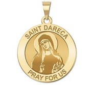 Saint Dareca Round Religious Medal   EXCLUSIVE 