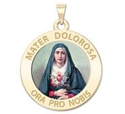 Mater Dolorosa Religious Medal  Color EXCLUSIVE 