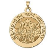 Holy Trinity Round Religious Medal   EXCLUSIVE 