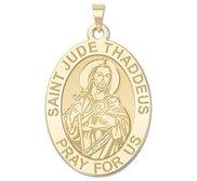 Saint Jude Oval Religious Medal   EXCLUSIVE 