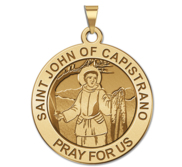 Saint Capistrano Round Religious Medal  EXCLUSIVE 