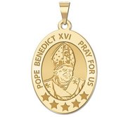 Pope Benedict XVI Oval Religious Medal  EXCLUSIVE 