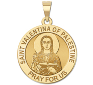 Saint Valentina of Palestine Religious Medal   EXCLUSIVE 