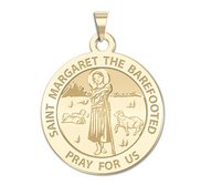 Saint Margaret the Barefooted Religious Medal  EXCLUSIVE 