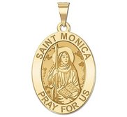 Saint Monica Oval Religious Medal  EXCLUSIVE 