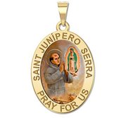 Saint Junipero Serra Oval Medal  EXCLUSIVE 