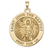 Saint John the Baptist Religious Medal  EXCLUSIVE 