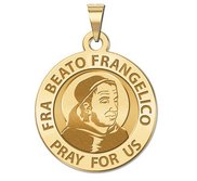 Fra Beato Frangelico Round Religious Medal  EXCLUSIVE 