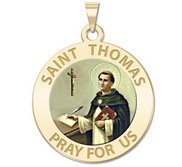 Saint Thomas Aquinas Religious Medal   EXCLUSIVE 