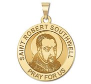 Saint Robert Southwell Round Religious Medal  EXCLUSIVE 