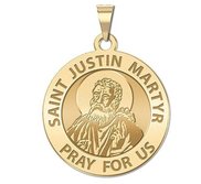 Saint Justin Martyr Religious Medal   EXCLUSIVE 